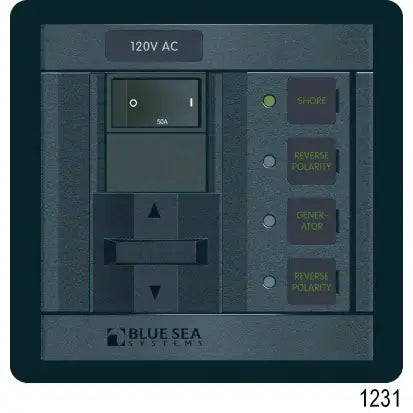 BLUE SEA SYSTEMS | Panel System 120 Volt AC Source (189553)