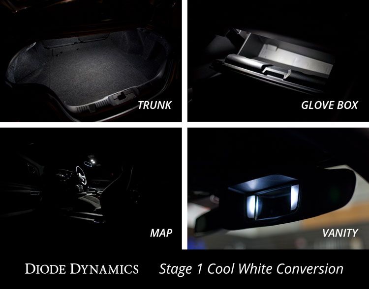 DIODE DYNAMICS | Ford Mustang 2015-2017 Interior LED Conversion Kit