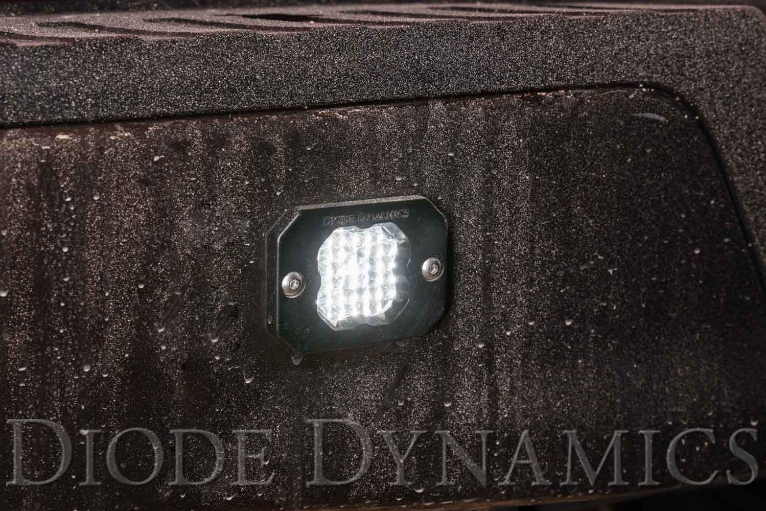 DIODE DYNAMICS | SSC1 White Sport Flush Mount LED Pod (One)