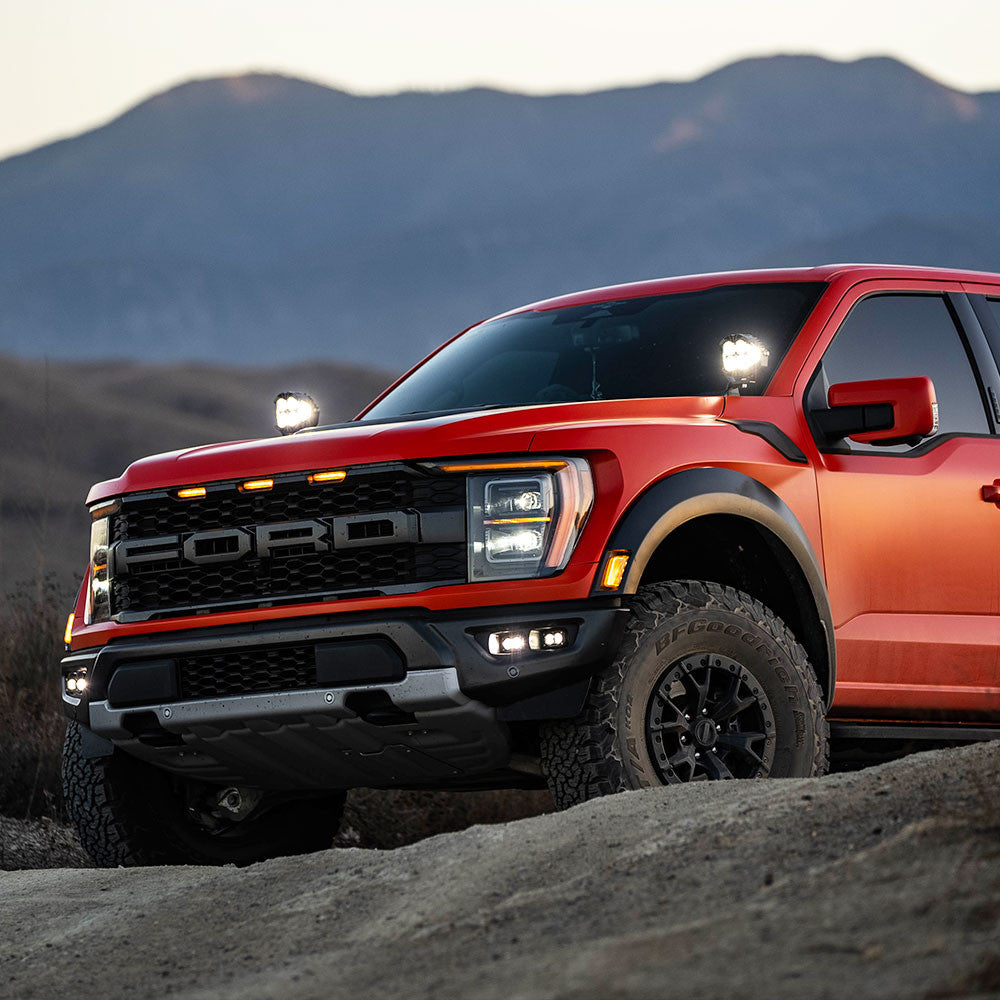 BAJA DESIGNS | Ford F-150 Raptor 2021-2024 & Bronco Raptor 2023-2024 S2 SAE/S2 Pro Fog Pocket Kit