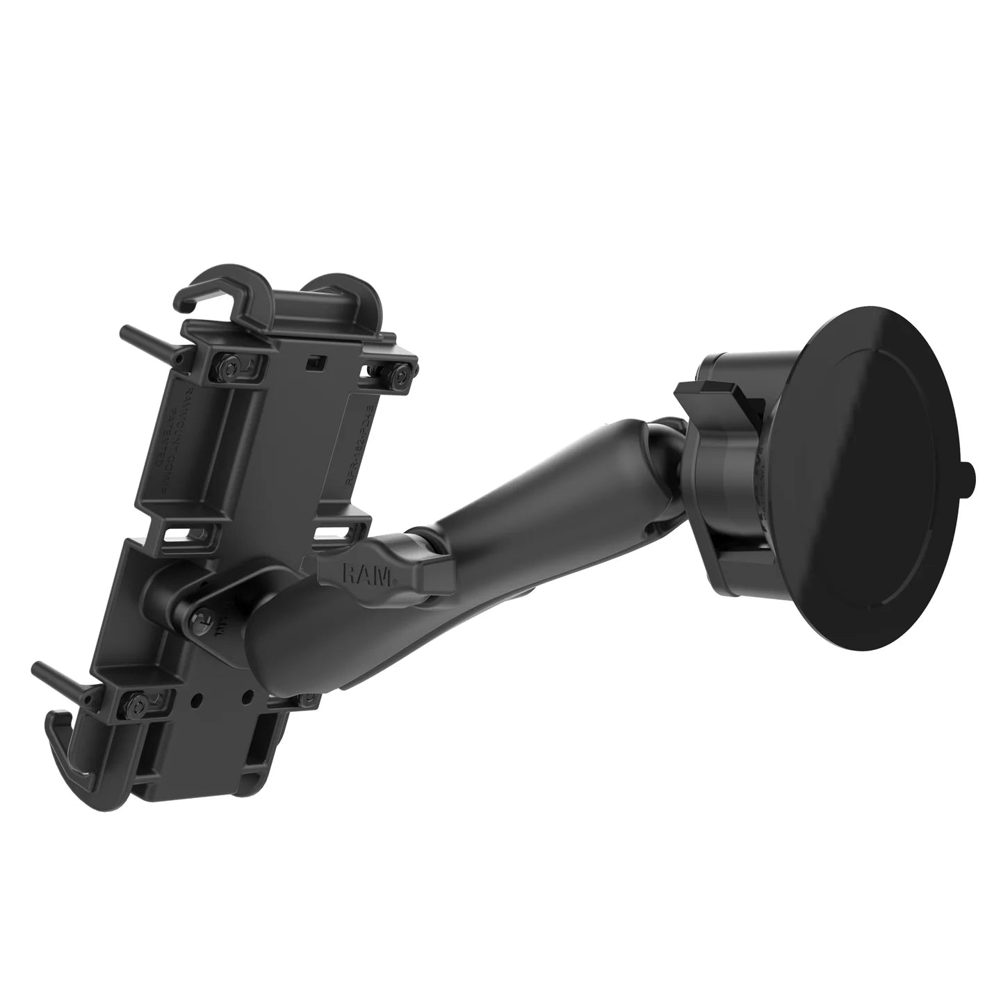 RAM MOUNTS | RAM Quick-Grip XL Phone Mount with Twist-Lock Suction Cup - Long