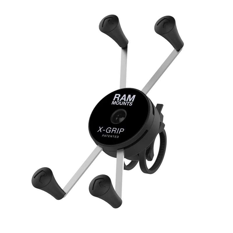 RAM MOUNTS | RAM X-Grip Large Phone Mount with Low-Profile Zip Tie Handlebar Base