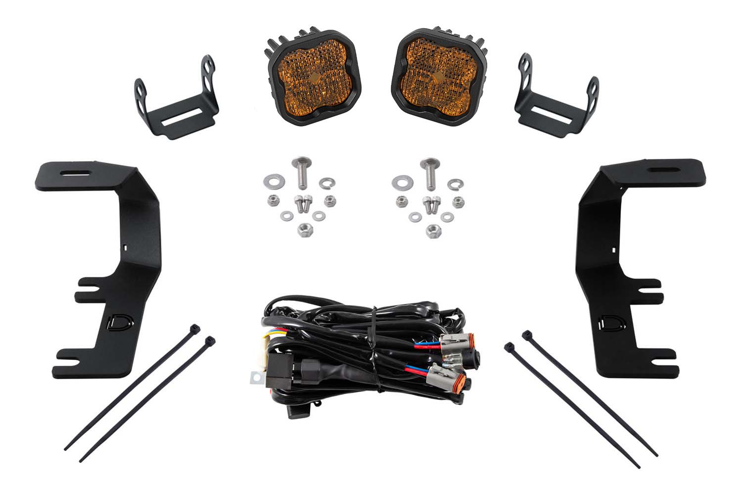 DIODE DYNAMICS | Chevrolet Silverado 1500 2014-2019 Stage Series Backlit Ditch Light Kit