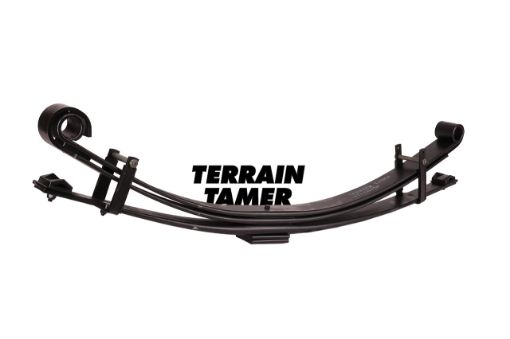 TERRAIN TAMER | Land Cruiser 70 Series BJ75 & FJ75 & HJ75 From 11/1984 & FZJ75 & HZJ75 & PZJ75 From 1/1990 Rear Parabolic Leaf Spring Raised Height 2" 1.102,00lb Heavy Duty Driver Side (TLC015P)