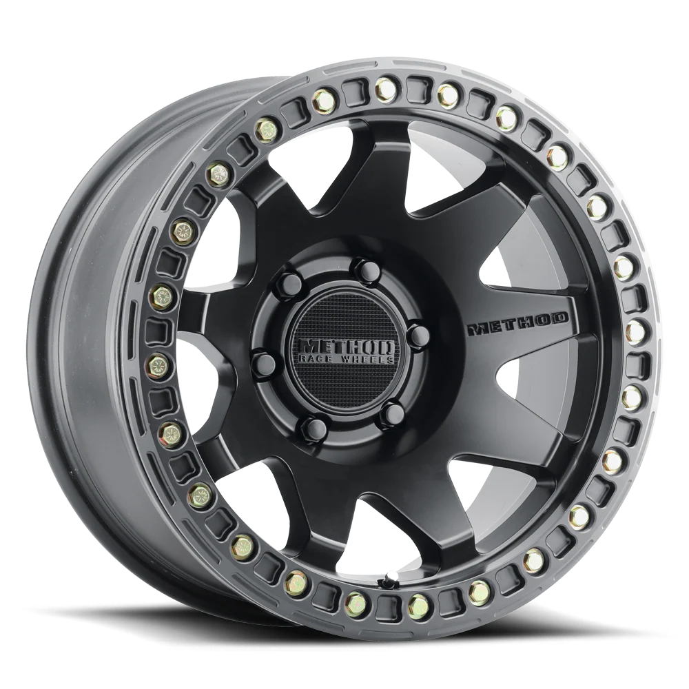 METHOD RACE WHEELS | 108 Beadlock Matte Black Single Wheel (MR10879050544B)
