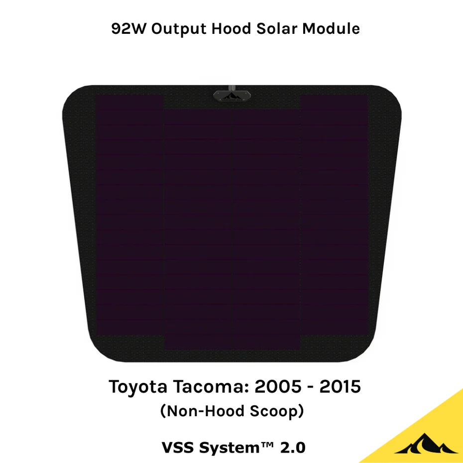 CASCADIA 4X4 | Tacoma 2nd Gen (2005-2015) Hood Solar Panel VSS System 2.0