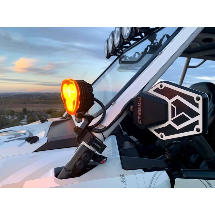 KC HILITES | Bracket Set - Tube Clamp - UTV ATV - 55 Deg - Pair (73313)