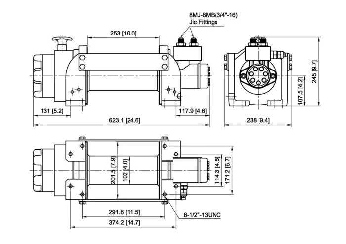 COMEUP WINCH | Badger 10 Hydraulic Winch (681001)