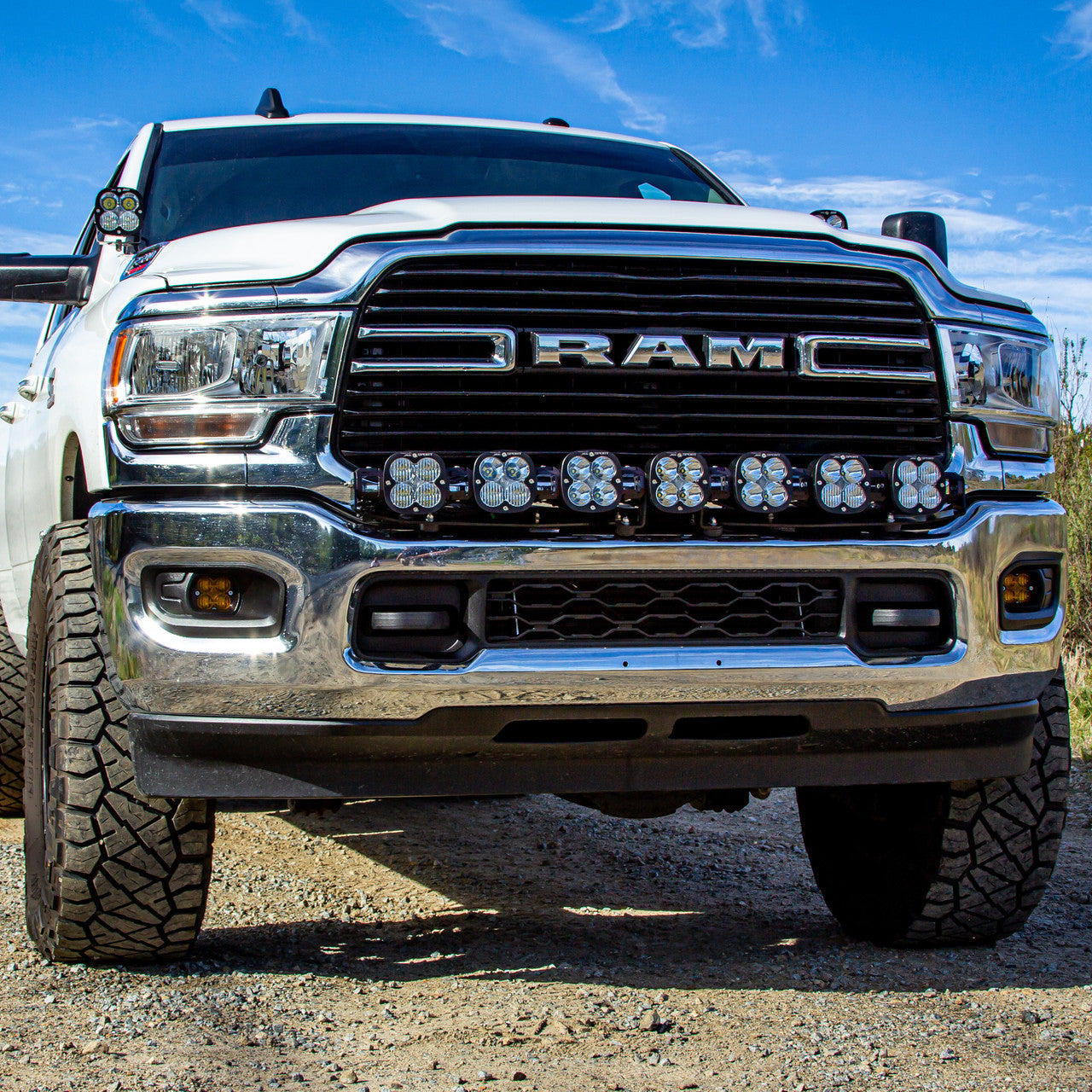 BAJA DESIGNS | RAM 5500 & 4500 & 3500 & 2500 2019-24 XL Linkable Bumper Light Kit (447749)