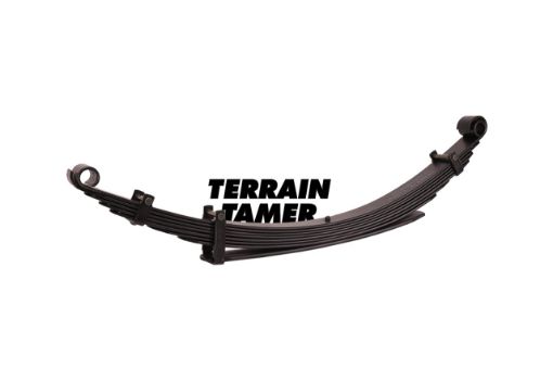 TERRAIN TAMER | Land Cruiser 70 Series BJ70/73/74 & FJ70/73 From 11/1984 & HZJ70/73 & PZJ70/73 From 1/1990 Rear Parabolic Leaf Spring Raised Height 2" 1.102,000lb Heavy Duty Driver Side (TLC010DSEHD)