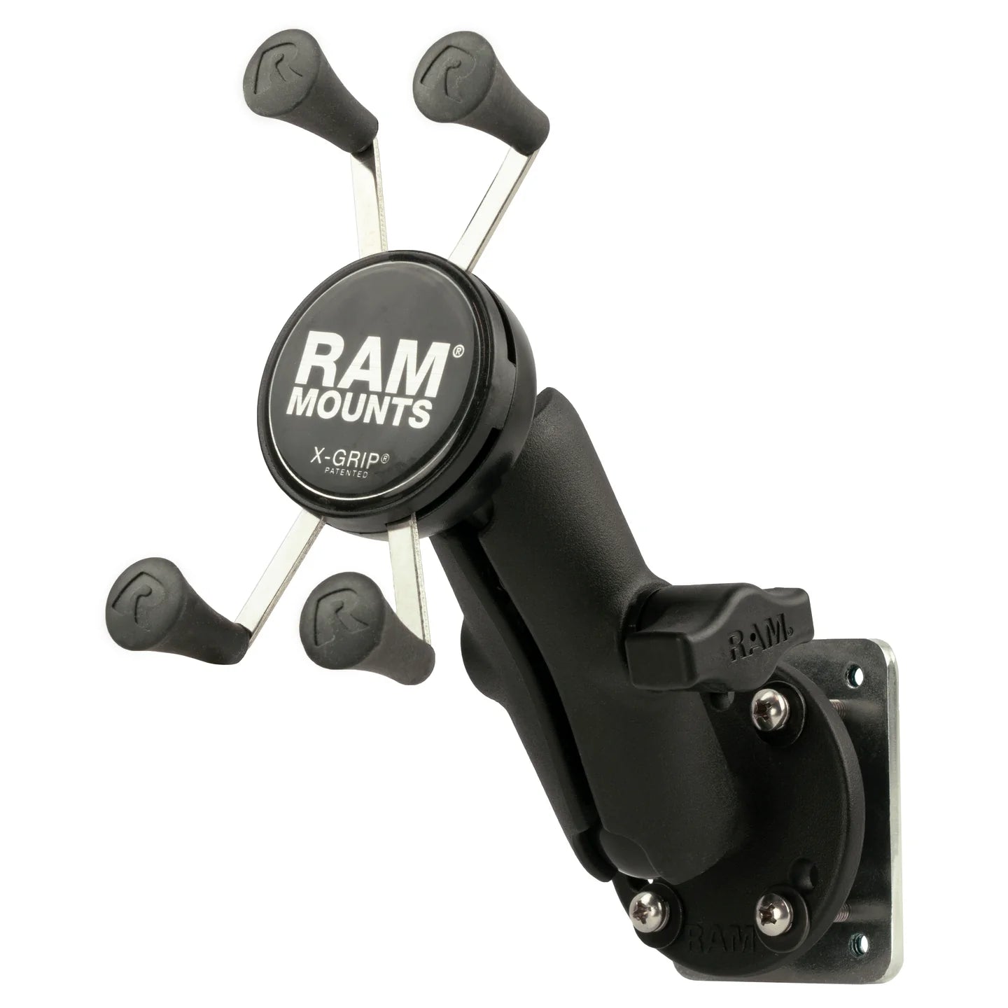 RAM MOUNTS | RAM X-Grip Phone Mount with Drill-Down Base & Backer Plate
