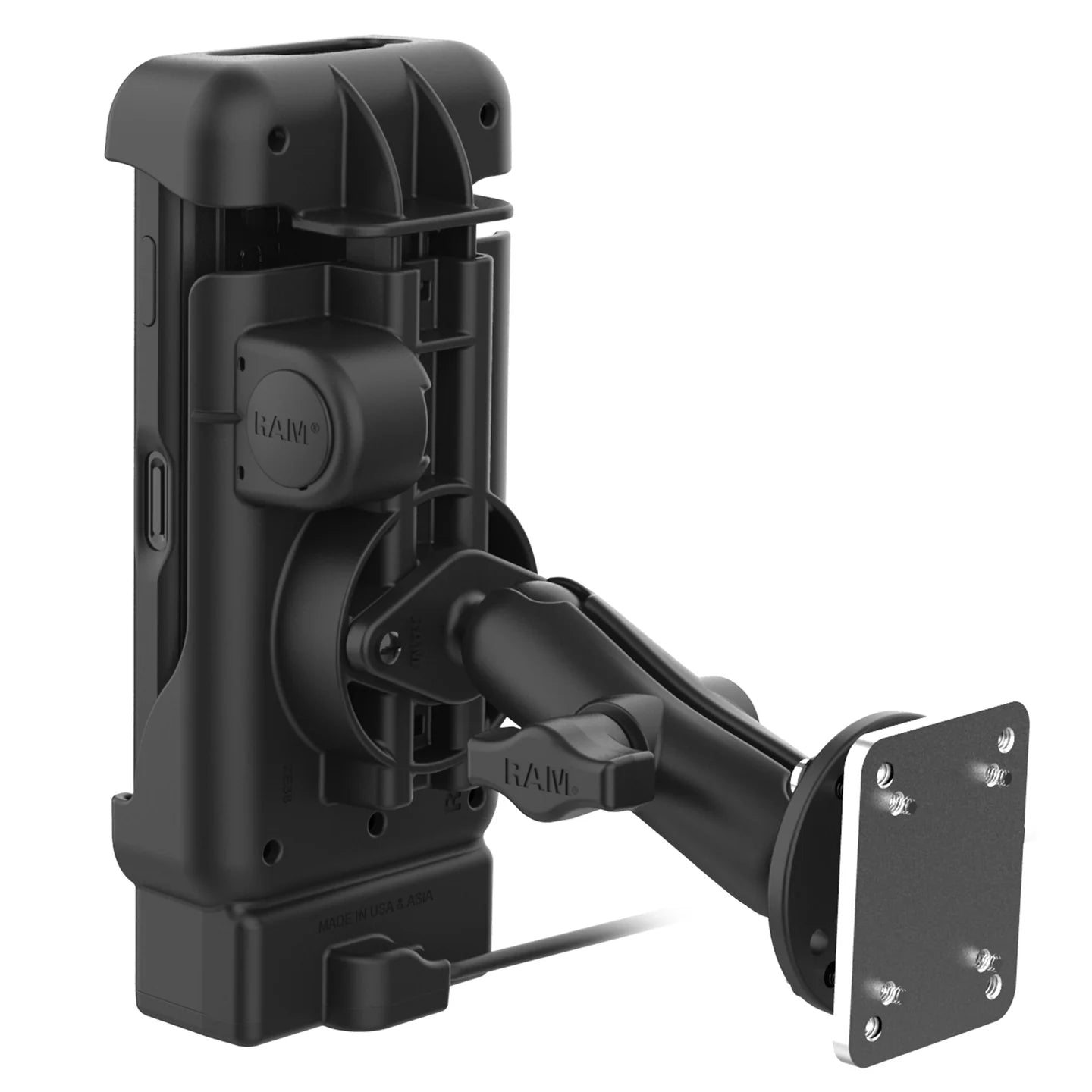 RAM MOUNTS | RAM Powered Dock & Dashboard Mounting Kit for Zebra EM45