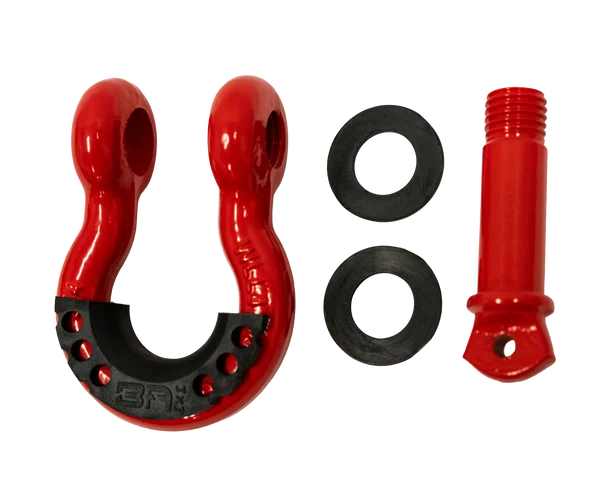BODY ARMOR 4X4 | 3/4 Red D-Ring with Isolators Single (3204)