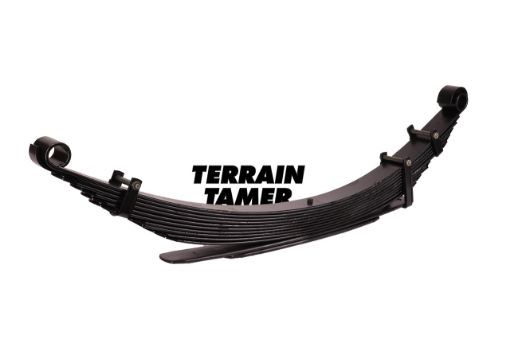 TERRAIN TAMER | Land Cruiser 70 Series BJ75 & FJ75 & HJ75 From 11/1984 & FZJ75 & HZJ75 & PZJ75 From 1/1990 Rear Parabolic Leaf Spring Raised Height 2" 1.102,00lb Heavy Duty Driver Side (TLC015MHD)