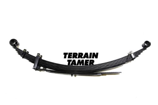 TERRAIN TAMER | Land Cruiser 70 Series BJ75 & FJ75 & HJ75 From 11/1984 & FZJ75 & HZJ75 & PZJ75 From 1/1990 Rear Parabolic Leaf Spring Raised Height 2" 770lb to 880lb Heavy Duty Driver Side (TLC015EHD)