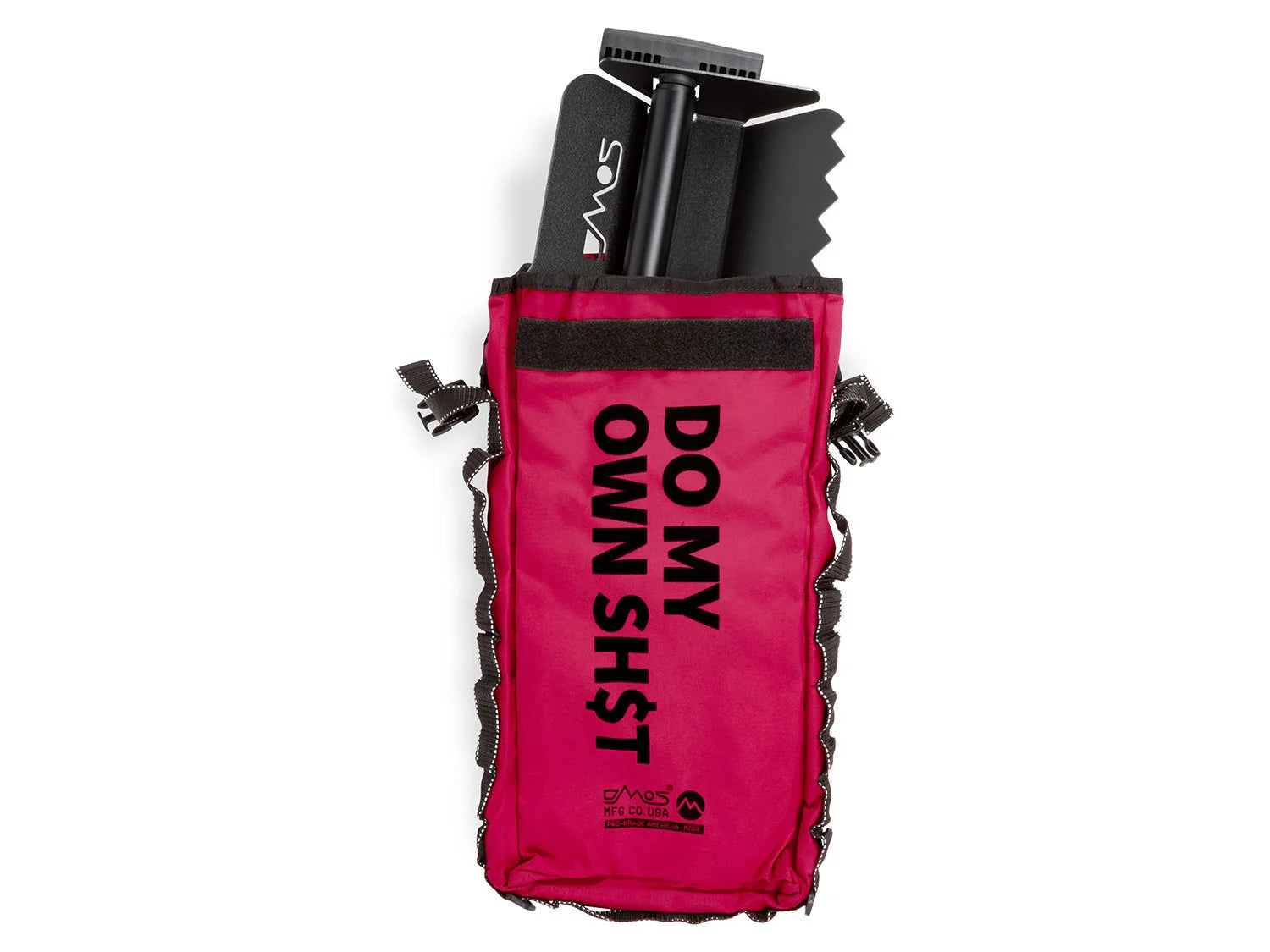 DMOS | Stealth Shovel Bag Red with DMOS Text