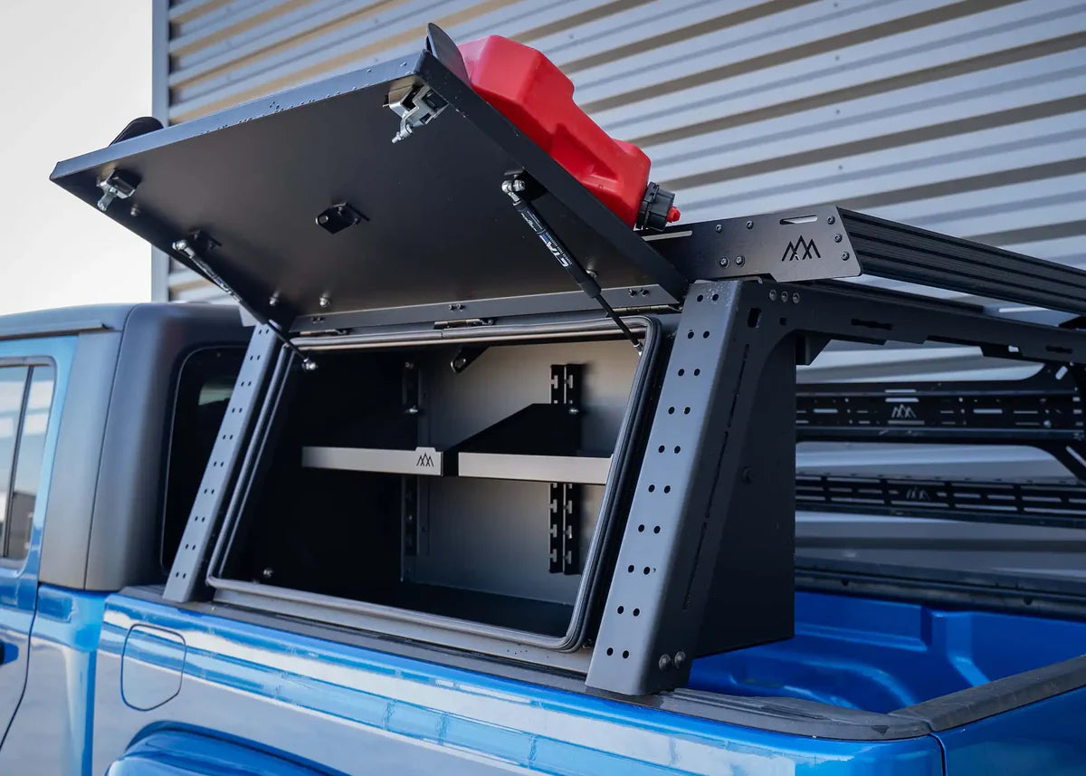 BACKWOODS ADVENTURE MODS | Jeep Gladiator Overland Bed Rack Storage Box (5000-3017-JT)