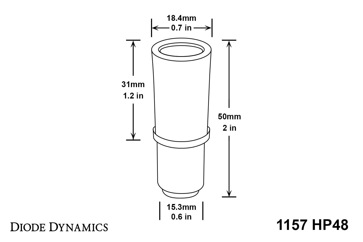 DIODE DYNAMICS | 1157 HP48 Turn Signal LED Bulbs