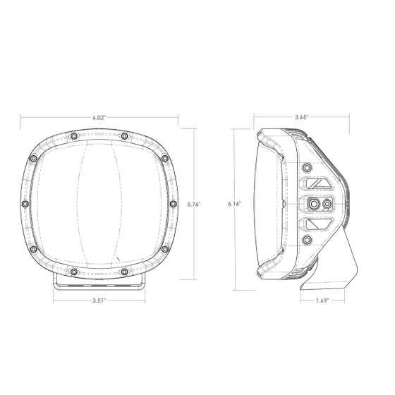 RIGID INDUSTRIES | Adapt XP Extreme Powersports LED Light, Pair (300415)