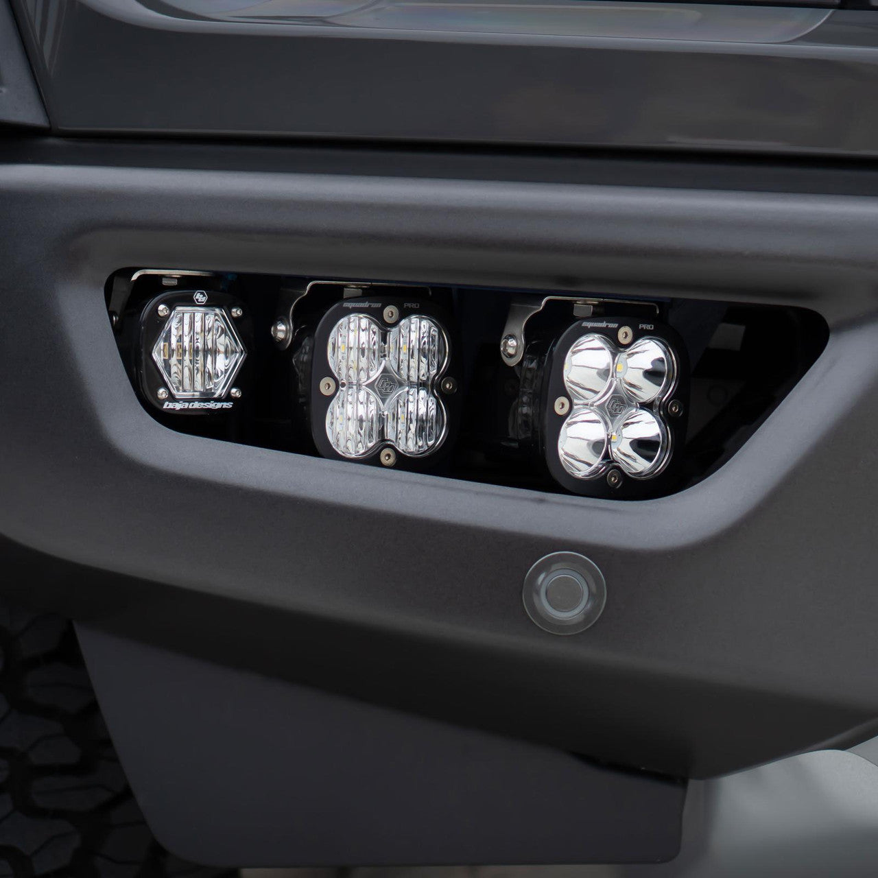 BAJA DESIGNS | Ford F-150 Raptor 2021-2023 Squadron Unlimited/S1 Fog Pocket Light Kit (448057)