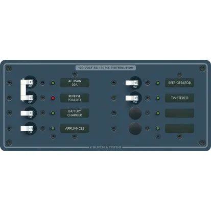BLUE SEA SYSTEMS | Circuit Panel AC Main + Additional Positions (97881)