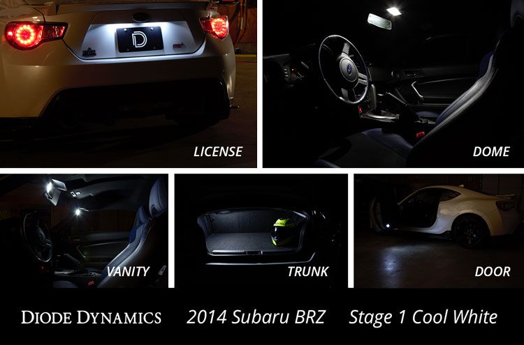 DIODE DYNAMICS | Subaru BRZ 2013-2016 Interior LED Conversion Kit