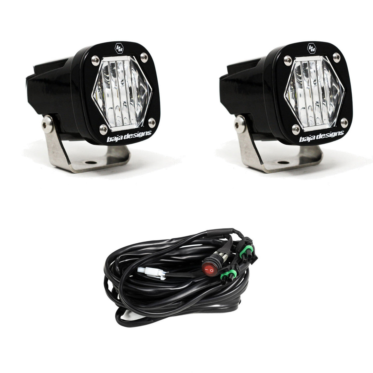 BAJA DESIGNS | S1 Black LED Auxiliary Light Pod Pair Universal