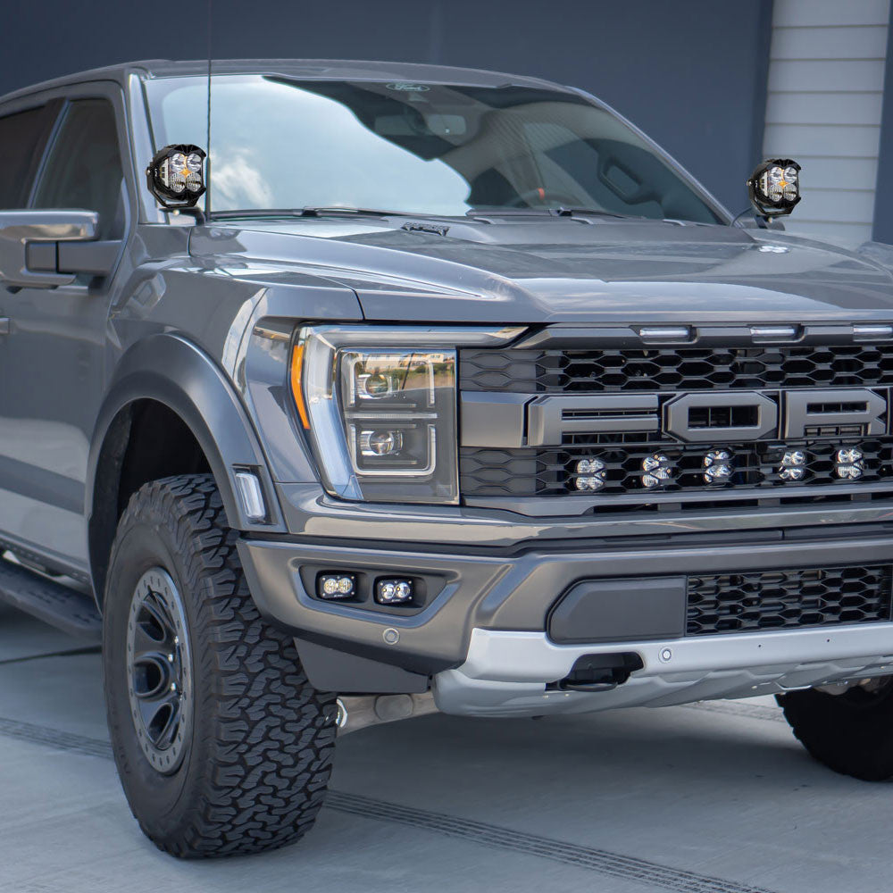 BAJA DESIGNS | Ford F-150 Raptor 2021-2023 LP4 Pro A-Pillar Light Kit (448068)