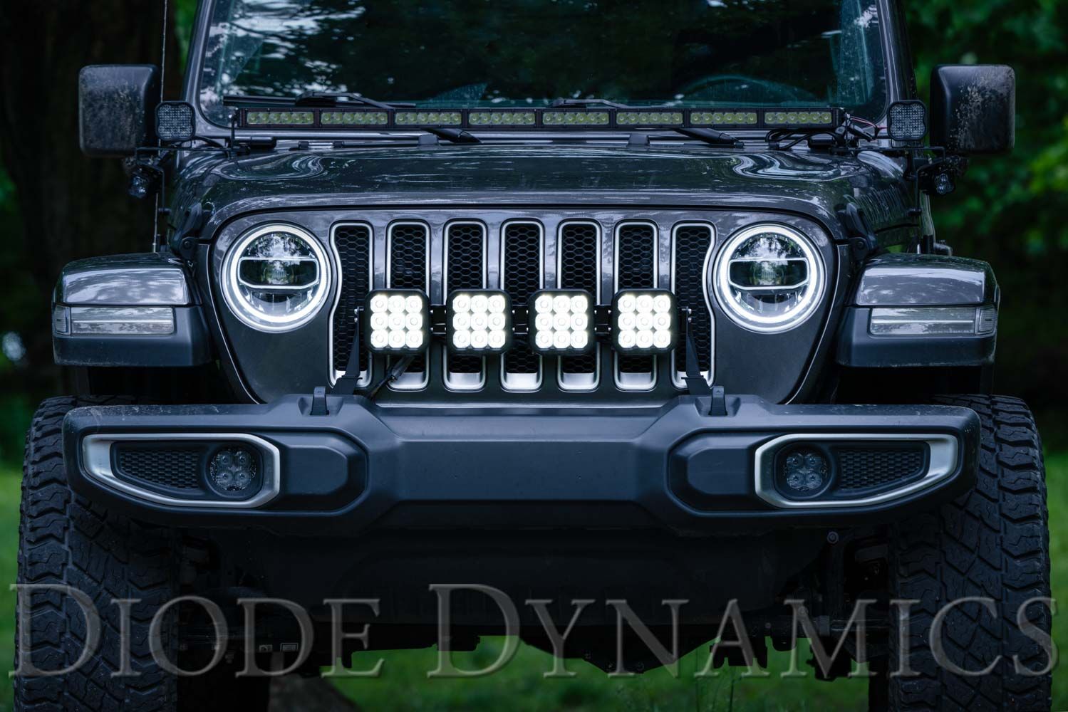 DIODE DYNAMICS | Jeep Gladiator 2020-2024 SS5 Grille CrossLink Lightbar Kit