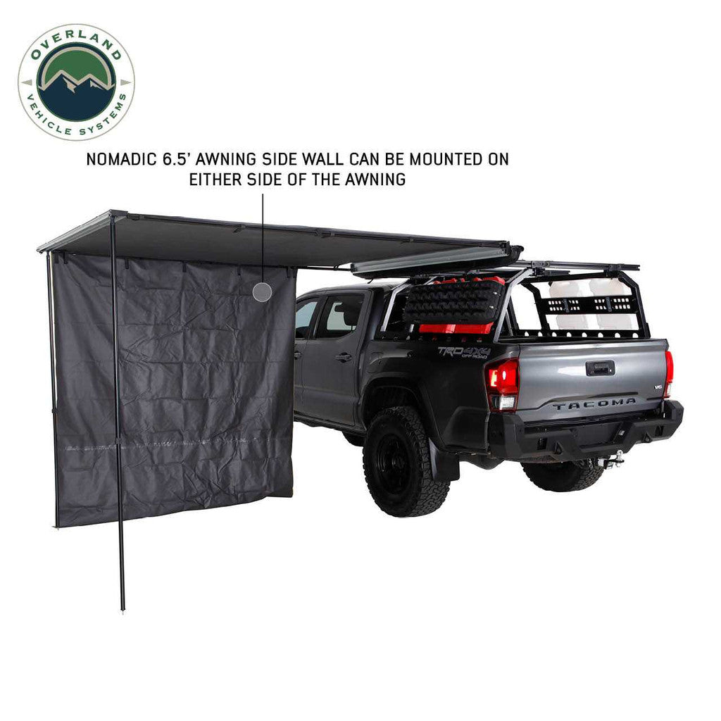 OVERLAND VEHICLE SYSTEMS | Nomadic 6.5’ Awning Side Shade Wall (18089910)