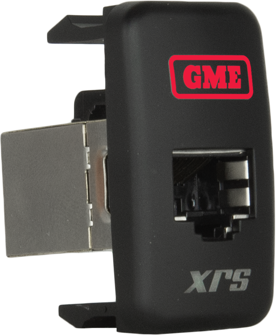 GME RADIOS | RJ45 Pass Through Adaptor Type 2 Red (XRS-RJ45R2)
