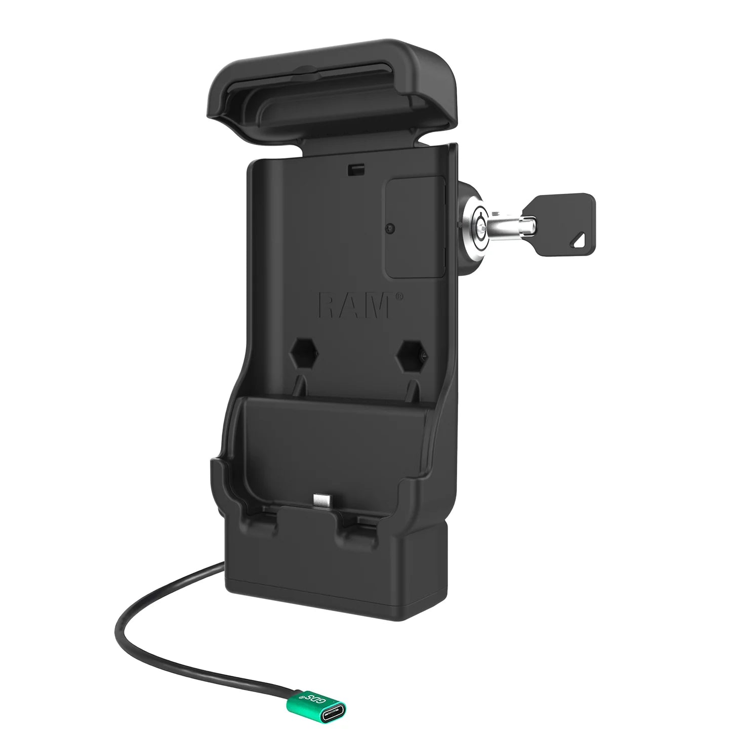RAM MOUNTS | RAM Powered Locking Vehicle Dock for XCover7 Pro & 6 Pro Without Case