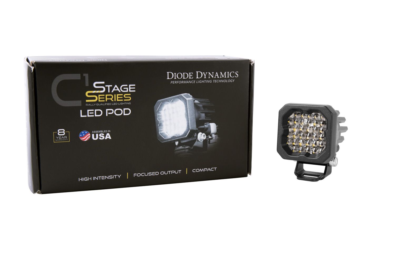 DIODE DYNAMICS | Stage Series C1R White Flood Standard LED Pod (One) (DD7423S)