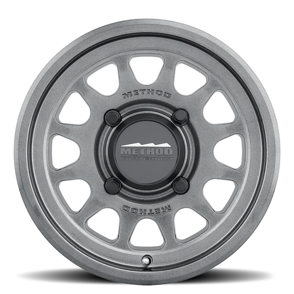 METHOD RACE WHEELS | 414 Markdown UTV Bead Grip Gloss Graphite Single Wheel (MR414510471264)