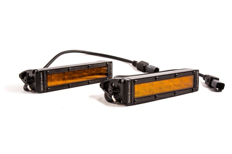 DIODE DYNAMICS | Stage Series 6" SAE Amber Light Bar (Pair)