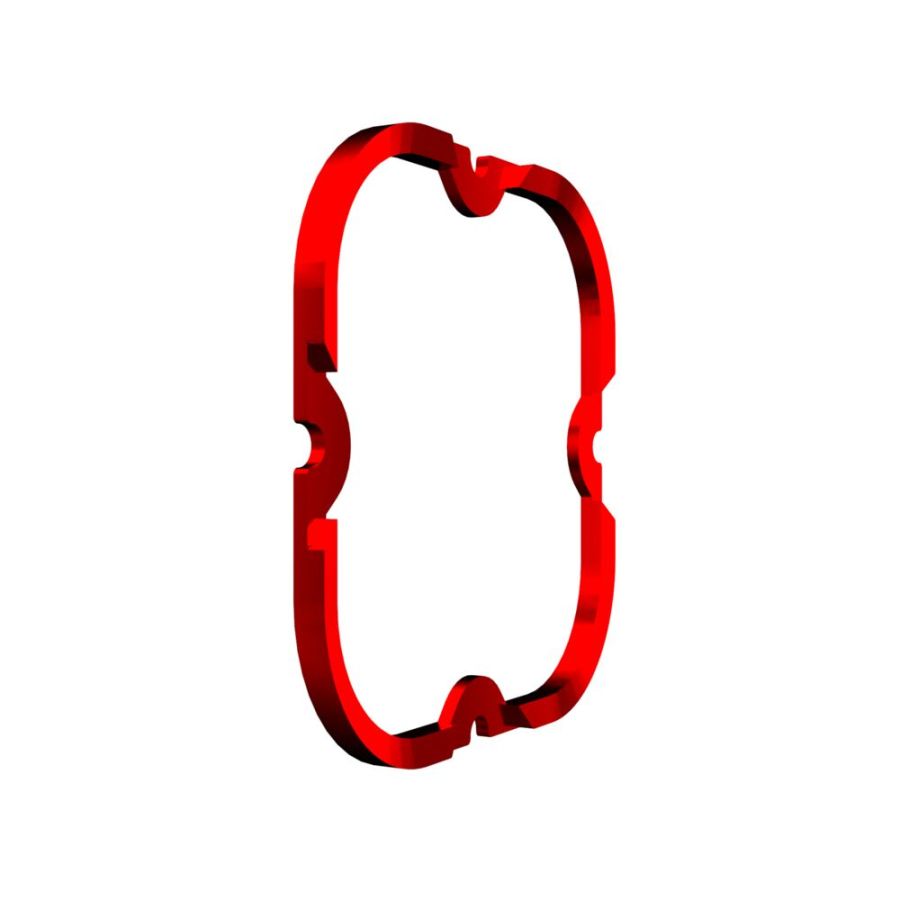KC HILITES | FLEX ERA 4 - 1-Bezel Ring - ED Coated - Red (30571)