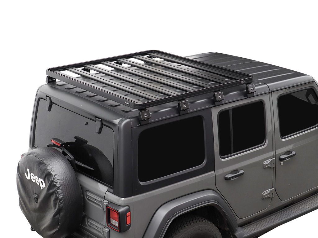 FRONT RUNNER | Jeep Wrangler JL 2018-Current 4 Door Slimline II 1/2 Roof Rack Kit Tall (KRJW032T)