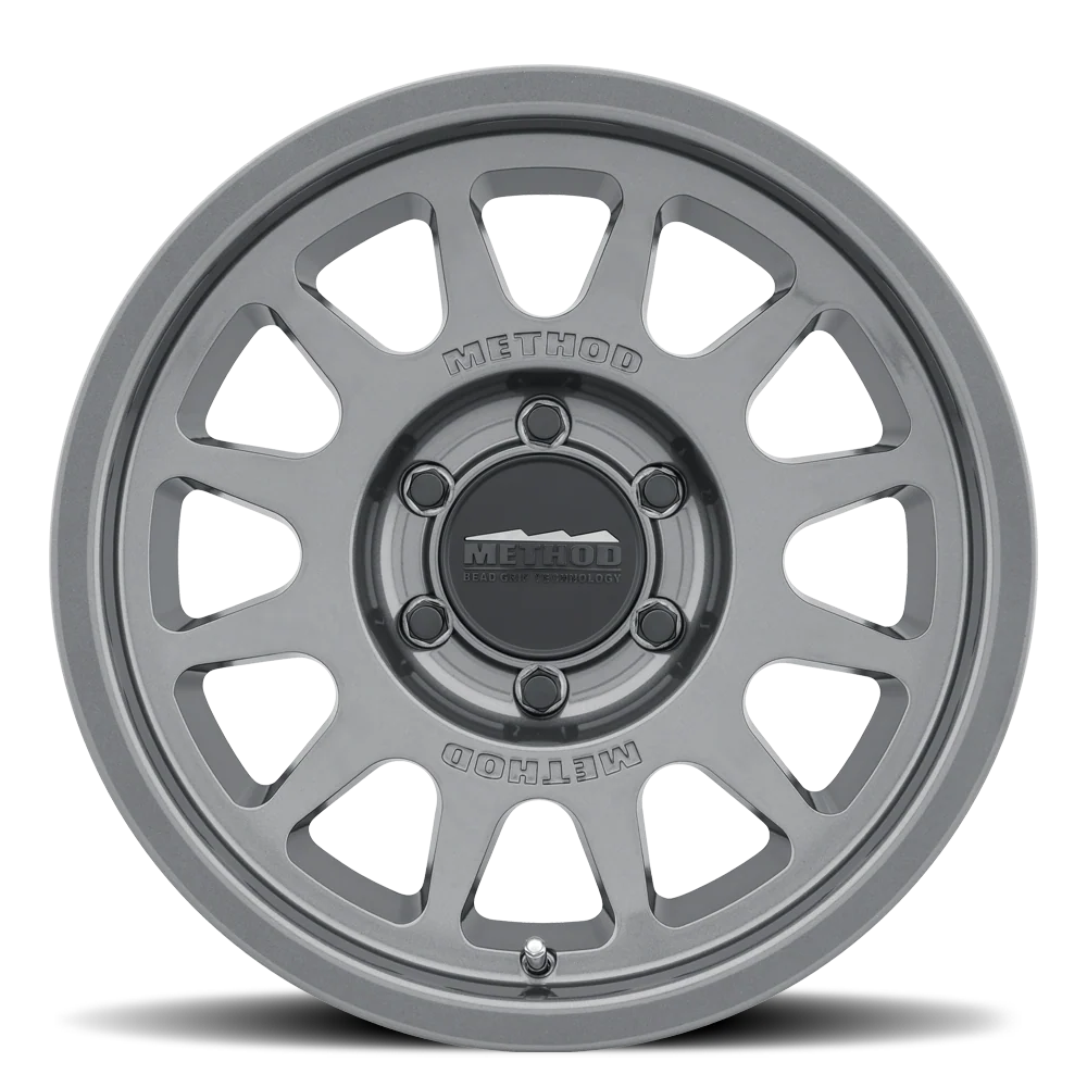METHOD RACE WHEELS | 703 Gloss Titanium Bead Grip Single Wheel (MR70368060800)