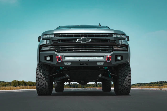 BODY ARMOR 4X4 | Chevrolet Silverado 1500 2019-2022 Ambush Front Bumper Non-Winch (GM-19344)