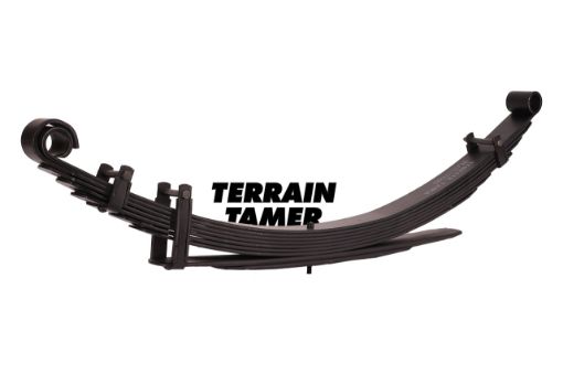 TERRAIN TAMER | Land Cruiser 70 Series BJ75 & FJ75 & HJ75 From 11/1984 & FZJ75 & HZJ75 & PZJ75 From 1/1990 Rear Parabolic Leaf Spring Raised Height 2" 440lb Comfort Passenger Side (TLC015CPS)