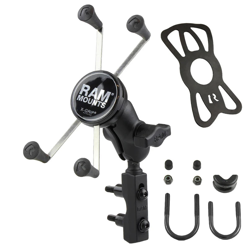 RAM MOUNTS | RAM X-Grip Large Phone Mount with Brake/Clutch Reservoir Base - Short
