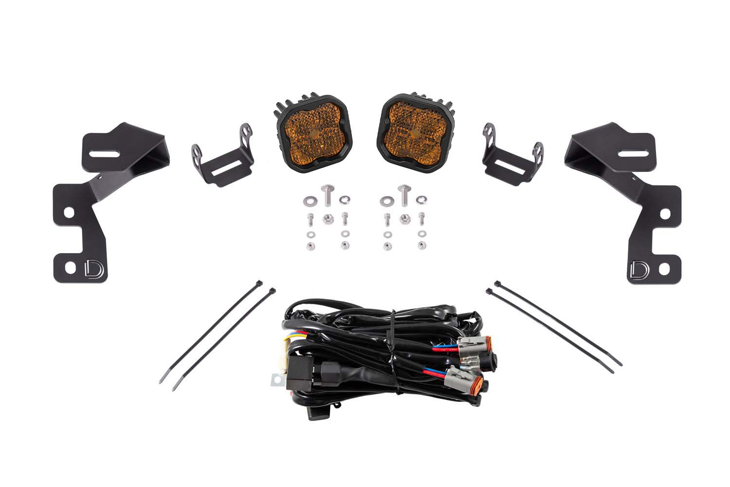 DIODE DYNAMICS | Stage Series Backlit Ditch Light Kit for 2021-2026 Ford Bronco Sport