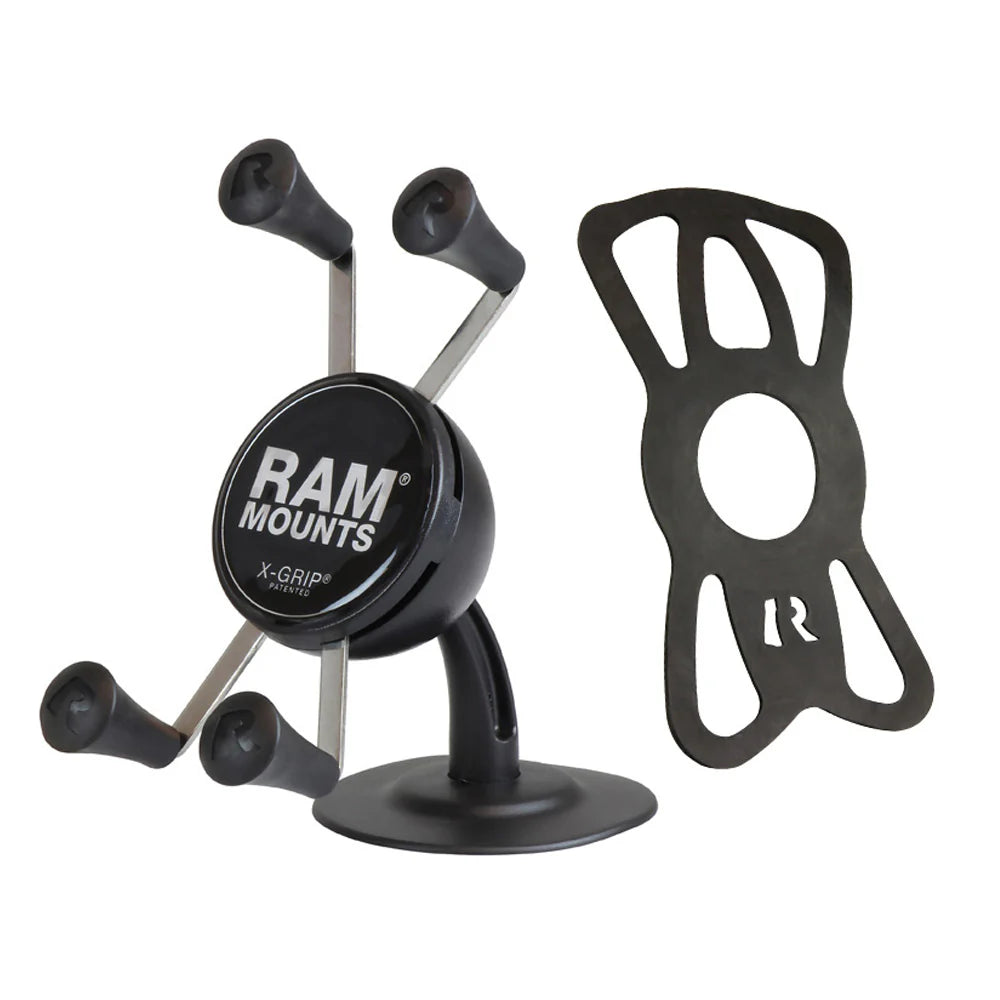 RAM MOUNTS | RAM X-Grip Phone Holder with Lil Buddy Adhesive Dash Mount