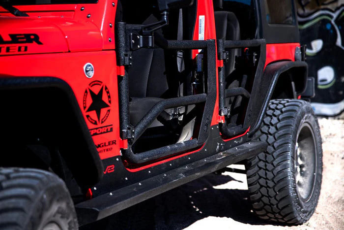 BODY ARMOR 4X4 | Jeep Wrangler JK 2007-2018 Tube Doors Front Pair (JK-6154)