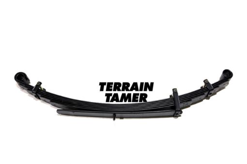 TERRAIN TAMER | Land Cruiser 70 Series BJ70/73/74 & FJ70/73 From 11/1984 & HZJ70/73 & PZJ70/73 From 1/1990 Rear Parabolic Leaf Spring Raised Height 2" 606lb Heavy Duty Passenger Side (TLC010PSHD)