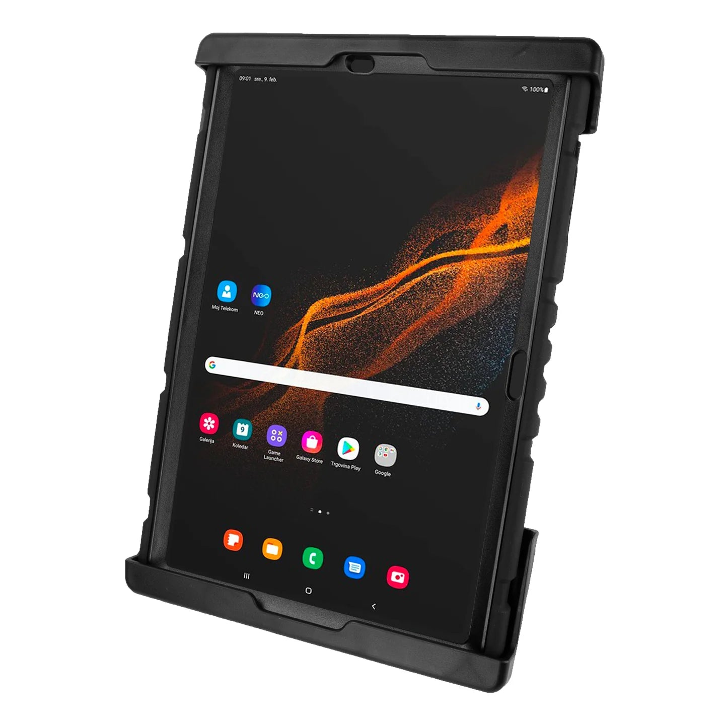RAM MOUNTS | RAM Tab-Lock Holder for Samsung Tab S7+, S7 FE, S8+ & S9+ with Case