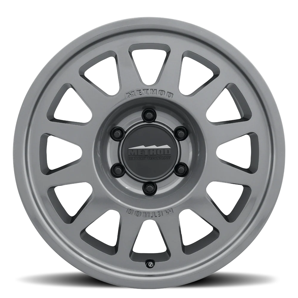 METHOD RACE WHEELS | 703 HD Gloss Titanium Heavy Duty Bead Grip Single Wheel (MR70389093840H)