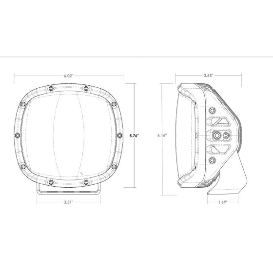 RIGID INDUSTRIES | Adapt XP with Amber Pro Lens (300514)