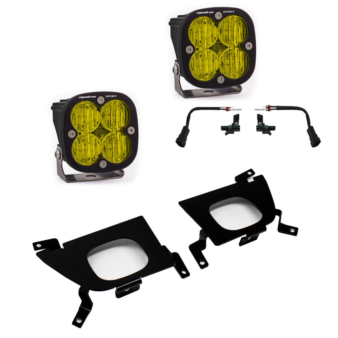 BAJA DESIGNS | Chevy Silverado 2019-2022 & 3500 & 2500 & 1500 HD 2020-2022 Squadron Sport Fog Pocket Light Kit