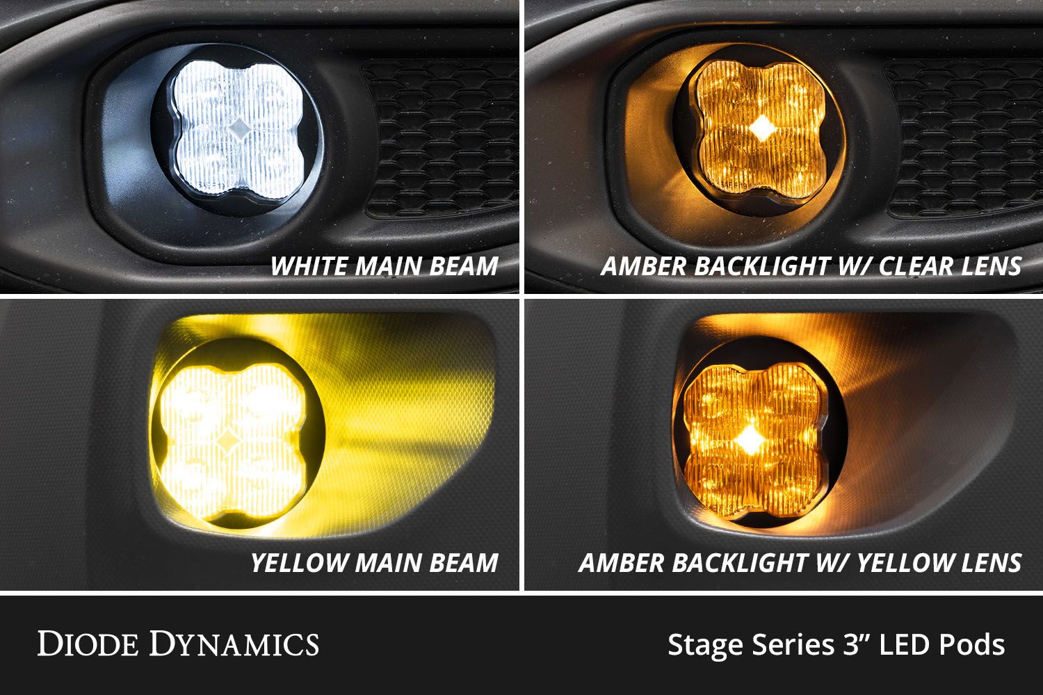 DIODE DYNAMICS | Ford Focus 2009-2014 SS3 LED Fog Light Kit